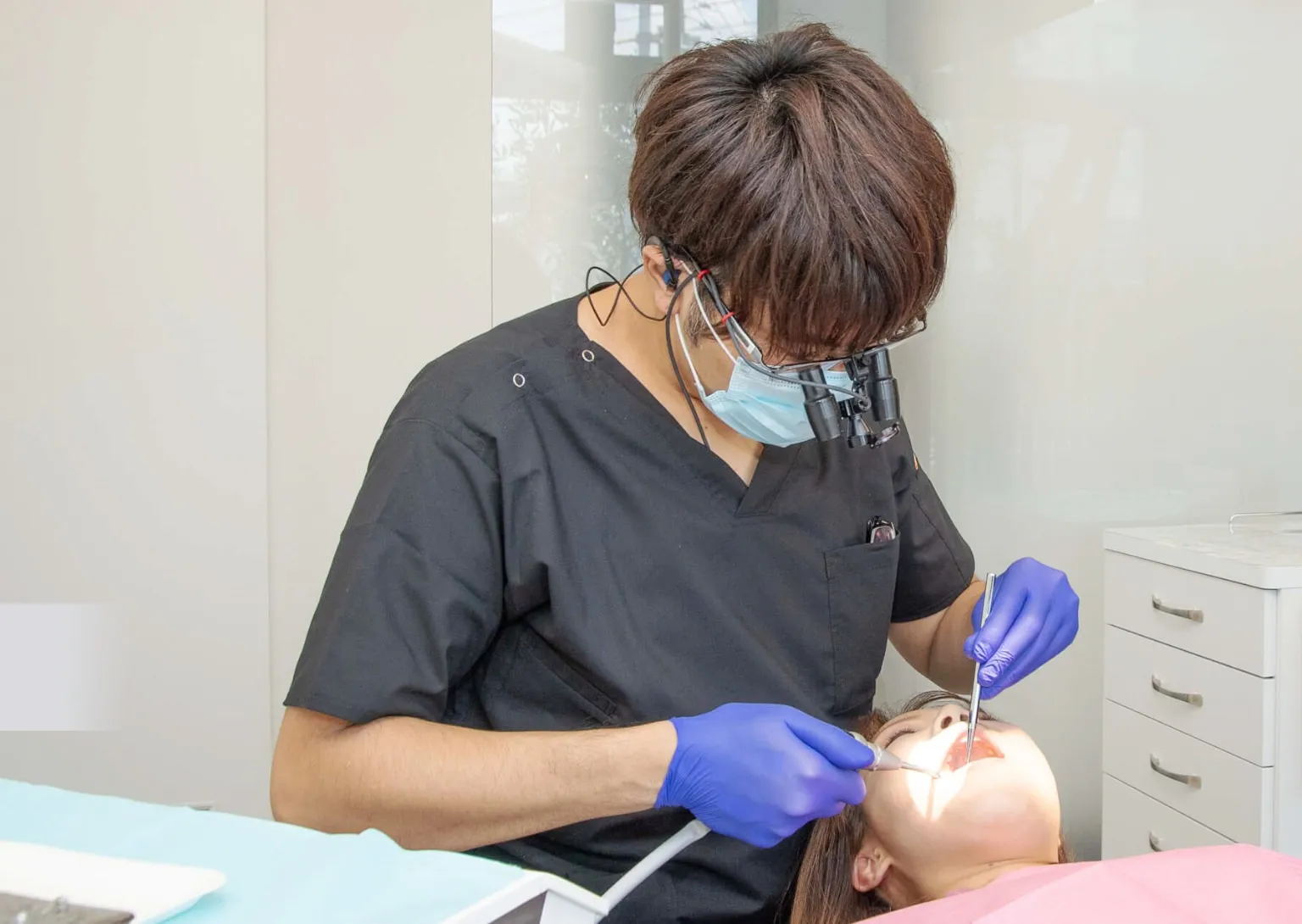 痛みに配慮した優しい治療